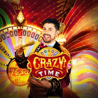Miniatura del juego de casino en vivo Crazy Time de Evolution