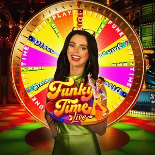 Miniatura del juego de casino en vivo Funky Time de Evolution